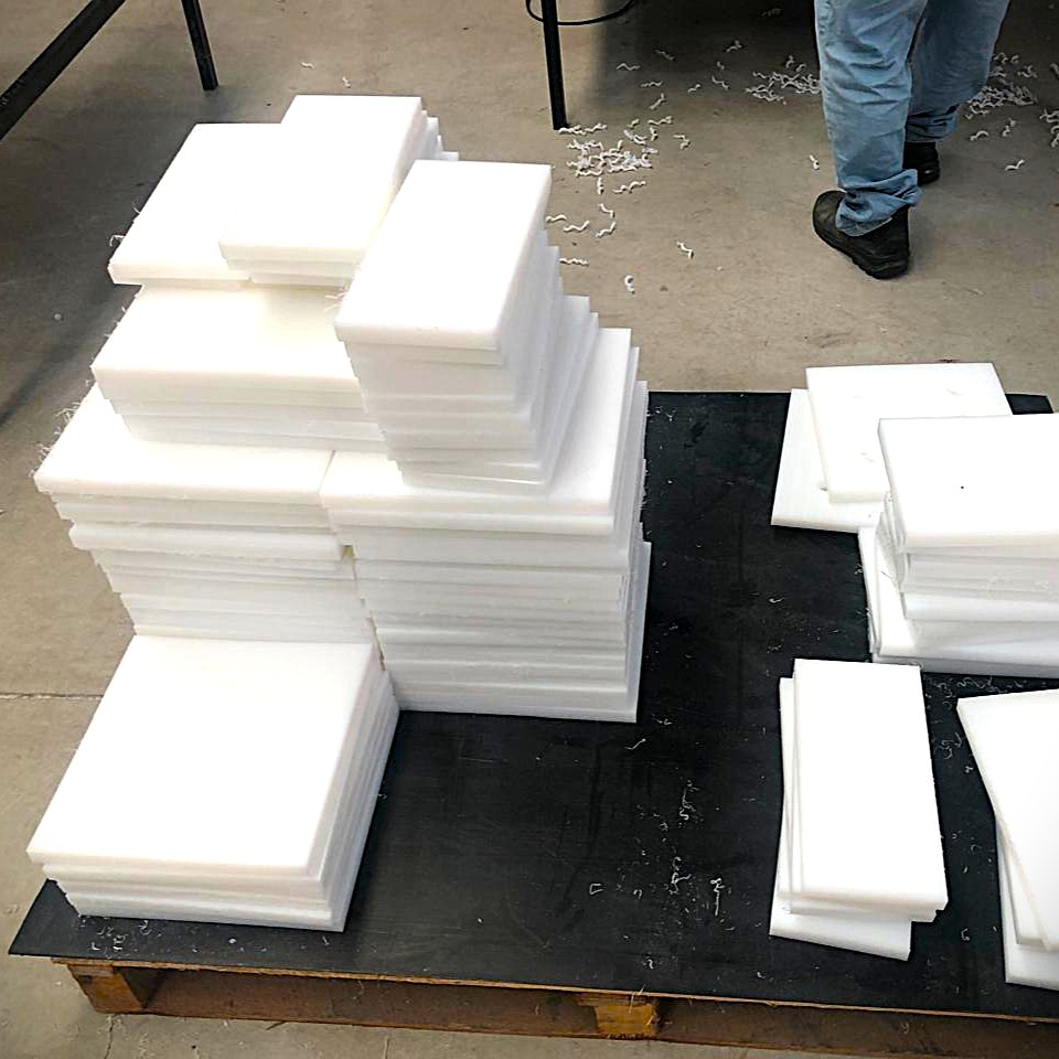 Peças técnicas usinadas em UHMW sob medida